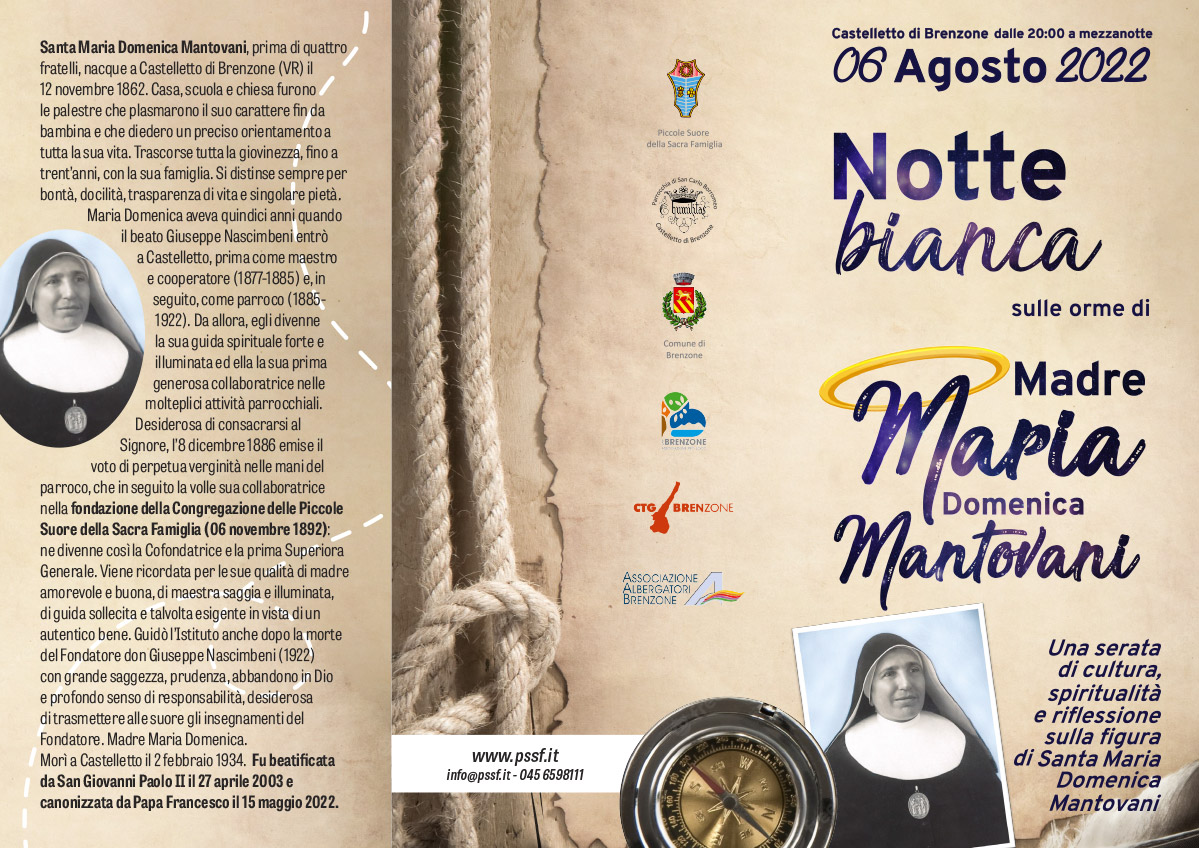Notte Bianca - Sulle orme di Madre Maria Domenica Mantovani